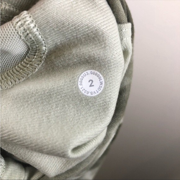 Lululemon Ready To Rulu High Rise Diamond Die Light Sage Medium Olive 2 - Picture 6 of 7